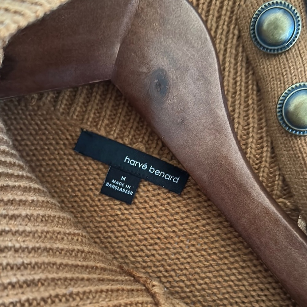 Chic Rust Turtleneck Sweater With Button Accents - image 4